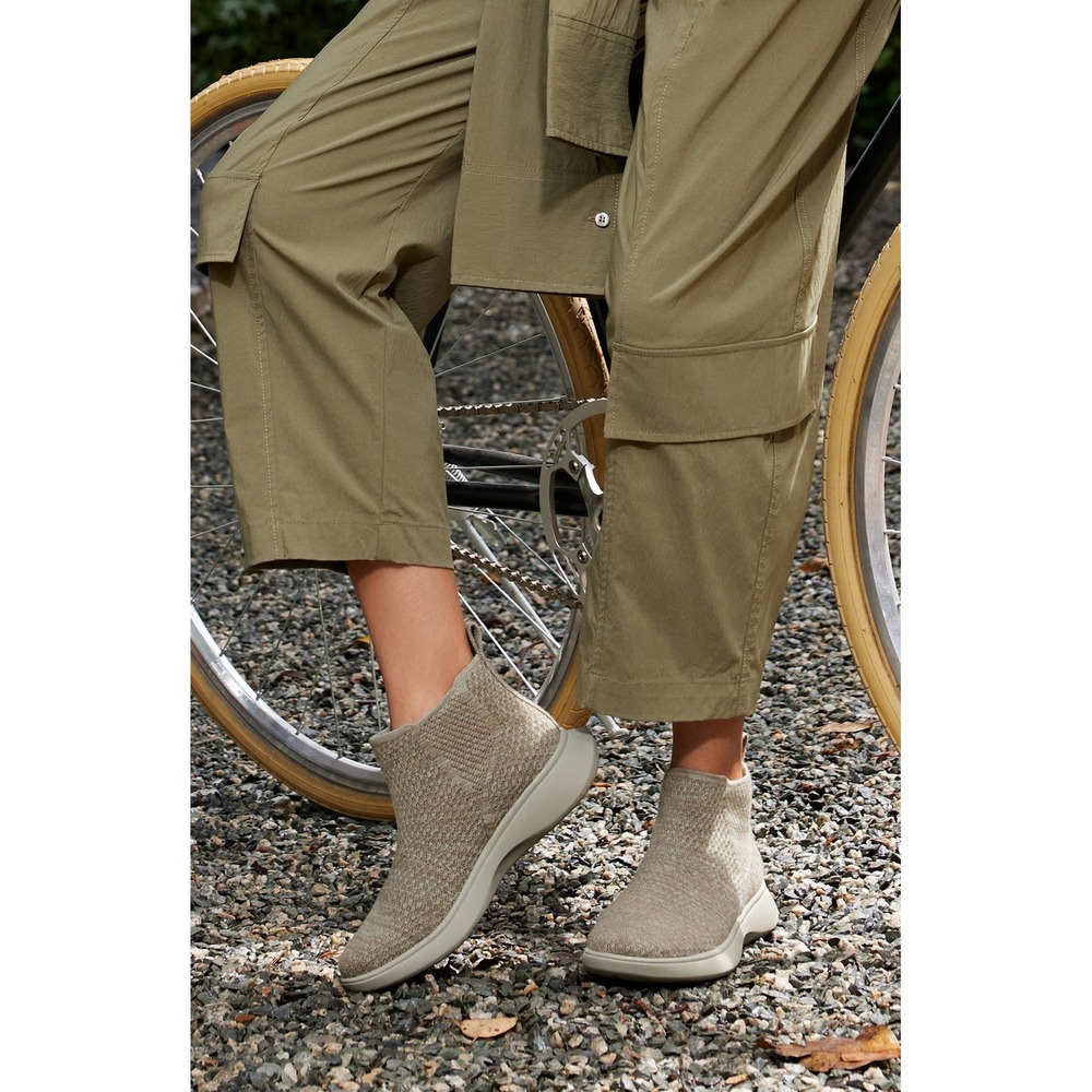 VIVAIA Delilah Sober Nature Olive Wool Water-Repellent Sneaker Boots EU/40 US/9